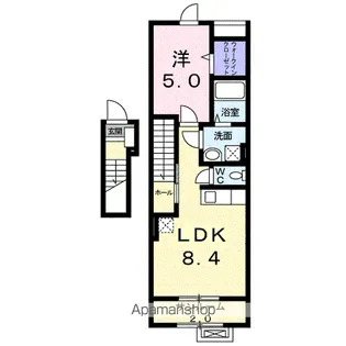 コンフォール【2階】の間取り