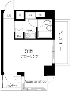 ライオンズプラザヨコハマ戸部【2階】の間取り