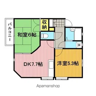 スクウェアガーデン【2階】の間取り