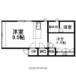 ソシアルトミイNO.73【3階】の間取り