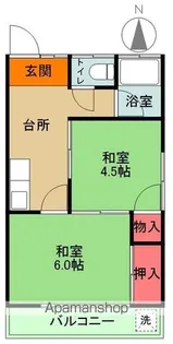 2Kの間取り画像