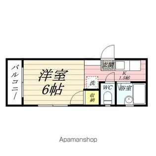 メゾンストリーム【101号室】の間取り