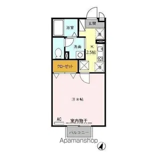 ルミエール B【1階】の間取り
