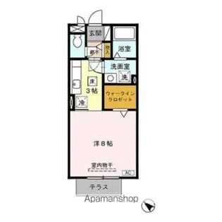 スプリング・K【1階】の間取り