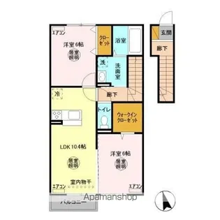 パストラルコート【2階】の間取り