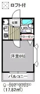 ローズアパート【2階】の間取り