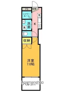 Kレジデンス大手町【2階】の間取り