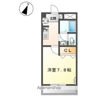 エクシード弥生【203号室】の間取り