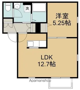コーポ友里【2階】の間取り