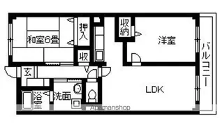 リバティービル【3階】の間取り