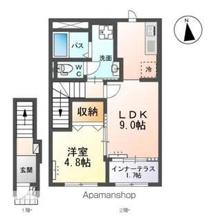 SPICA(スピカ)【2階】の間取り