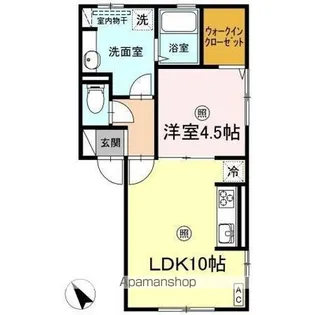 カルティエⅢ【2階】の間取り