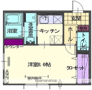 INY【2階】の間取り