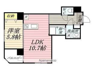 YOKOHAMA ART HILLS QUEEN【3階】の間取り