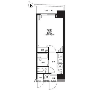 レキシントン・スクエア曙橋【8階】の間取り