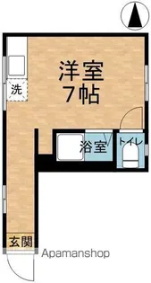 ハイツ入船【2号室】の間取り