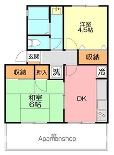 アビタシオン湘南【2階】の間取り