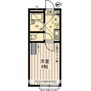 タウンコート登戸【2階】の間取り