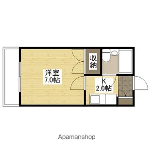 エステート山根【4階】の間取り