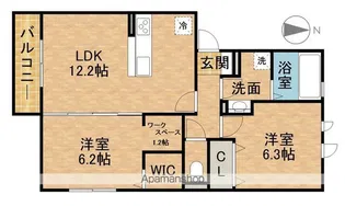 ルーモス【3階】の間取り