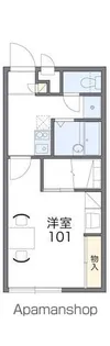 レオパレス川合【1階】の間取り