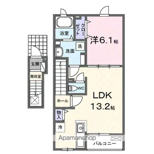 サンペレ【2階】の間取り
