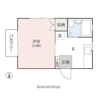 モンパレス伊勢崎第5ー3号棟【102号室】の間取り