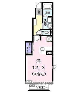 アモール【1階】の間取り