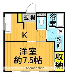 万世ハイツ【103号室】の間取り