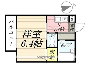 ロフティ小林【2階】の間取り