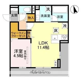 LE LIEN【1階】の間取り