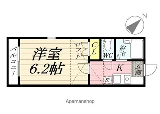 シャーロック・ホームズⅡ【2階】の間取り