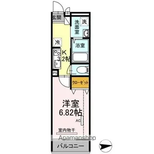 メイプルプレイス【2階】の間取り