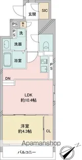 ドゥーエ千種【12階】の間取り