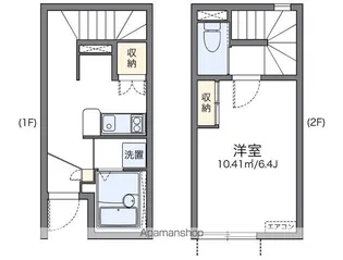 レオネクスト貝田【1階】の間取り
