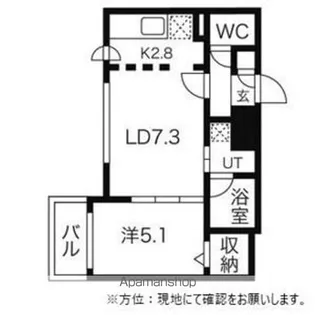 フォレストヒルズB【2階】の間取り