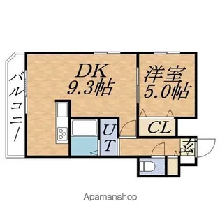 ノースアージュ中島公園【6階】の間取り