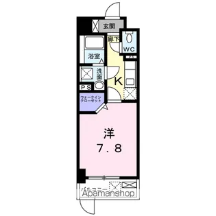 ルーベル中村【1階】の間取り