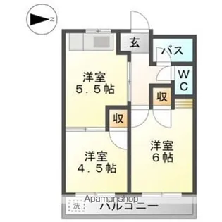 ピアリー琴が丘【3階】の間取り