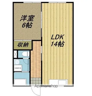 久保青山ハイツ【205号室】の間取り