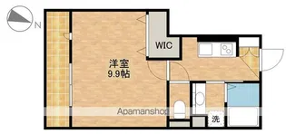 ぴりか【303号室】の間取り