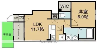 LOCO TERRACE【1階】の間取り