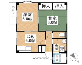 スターガーデン力長【1階】の間取り