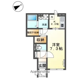 ル・レスト池田【1階】の間取り