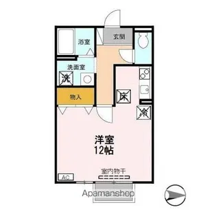 グリーンハイツ【1階】の間取り