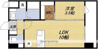 ALIVIS三国本町【7階】の間取り