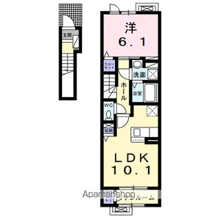 サンフローラ・グレース【2階】の間取り