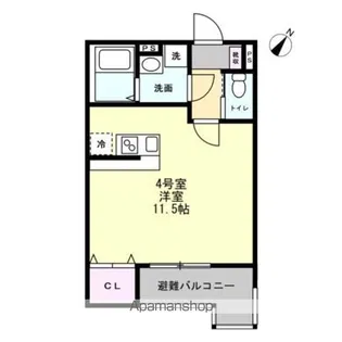 MIRAIS南万騎が原【3階】の間取り
