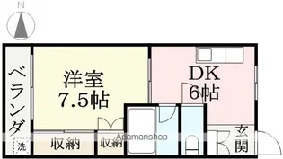 ウエストコーポラス【305号室】の間取り