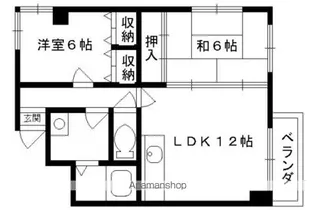 グランドール桂川畔【503号室】の間取り